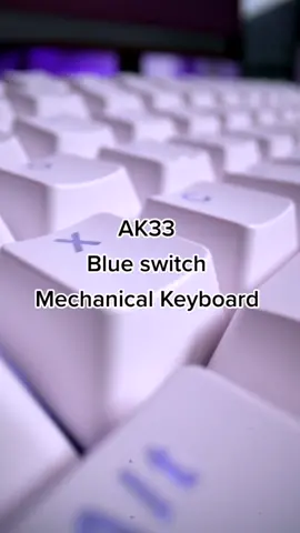 Loud or not loud enough? 🤔#ak33 #ajaaz #mechanicalkeyboard #blueswitch #blueswitchmechanicalkeyboard #whitekeyboard  #ad