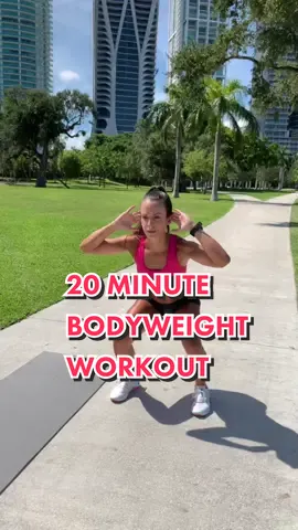 Quick bodyweight workout you can do anywhere 💪🏼 no reason to skip your daily MOVE! #womensworkouts #bodyweightworkout #fullbodyworkout #parkworkout #fitnessforwomen #abworkout #gluteworkout #gluteexercies #bodyweightexercises #fitnessresults #healthtransformation #fitnesstransformation