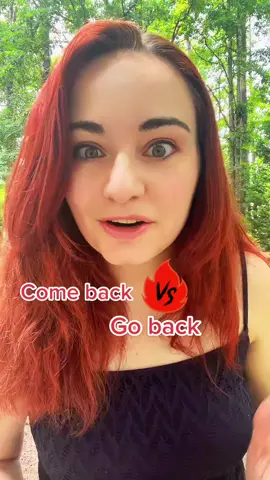 Difference between COME back and GO back 📣 #انگلیسی #teacheramy #ingilizceöğretmen #englishteacher #inglese #speakenglish #phrasalverbs #phrasalverb #phrasalverbs📚 #englishlearning #learnenglishonline #inglésentiktok #ingles #eslteacher #esl #inglesfluente #nativeenglish