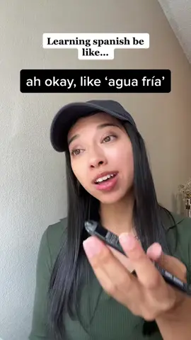 Who knew an easy word could be so complicated 😫 #spanish #learnspanish @.nicolefue