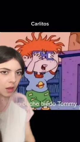 Imitacion de Carlitos 😁 #fyp #foryou #foryoupage #imitando #imitar #imitandovoces #losrugrats #carlitos #nickelodeon #imitacion #parati #xyzbca #greenscreen