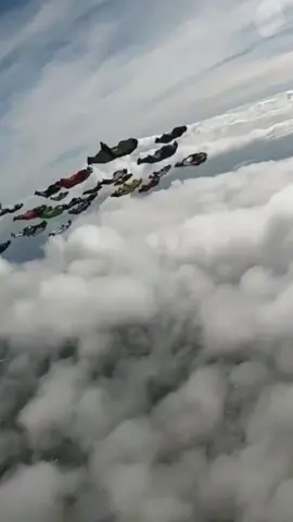 Flying Troupe #fyp #extremesport #wingsuit_flights #speedflying #speedfly