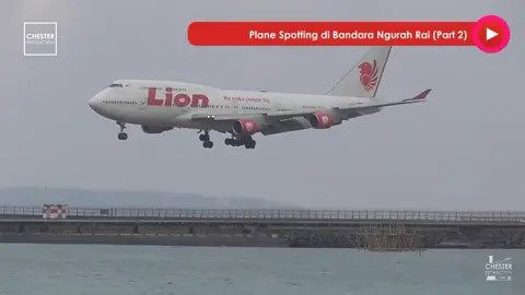 Lion air • B747-400ER • Landing Di bandara Ngurahrai Bali