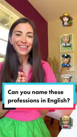 Name these professiona in English ✨ #esl #englishlearning #englishvocabulary