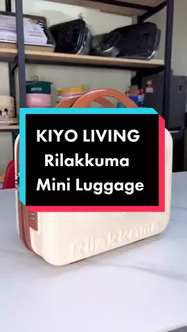Korea Rilakkuma Mini Luggage #kiyoliving #luggage #travel #fyp #samasamatiktokshop