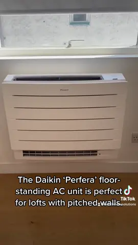 The Daikin ‘perfera’ floor-standing AC unit is perfect for lofts with pitched walls that are suffering with high temperatures.  We installed this in a customers loft as the perfect one day job installation solution. #airconditioning #hvac #heating #hvaclife #airconditioner #hvacservice #ac #cooling #hvactechnician #hvactech #heatingandcooling #hvacrepair #hvacinstall #refrigeration #hvacr #plumbing #maintenance #furnace #daikin #hvaccontractor #aircon #acrepair #hvacquality #service #Home #hvactools #air #construction #airconditioningrepair #hvaclove