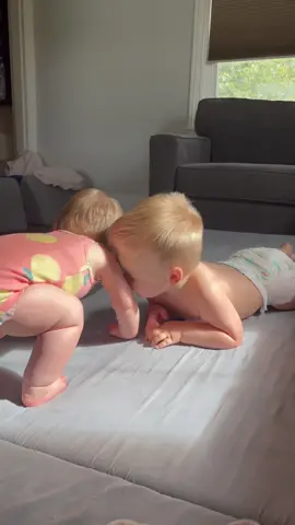 Who needs a tissue when you have a little sister 🤣 #babiesoftiktok #MomsofTikTok #Siblings #family #baby #babies #toddler