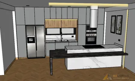✨Proyecto García✨@construyeyremodela #diseñodeinteriores #sketchup3d #cocina #parati #viral #fyp #remodelacion