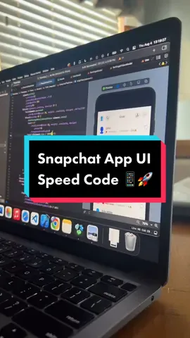 Snapchat App UI Speed Code using SwiftUI📱🚀 #coding #programming #speedcode #developer #appdeveloper #flutter #swiftui #codingtips #mobileappdevelopment #programmer