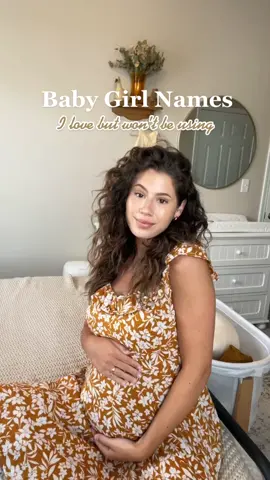 I think we finally picked out a name for baby girl 🥹🤍 #babynames #babygirlnames #babygirl #babynameideas #MomsofTikTok