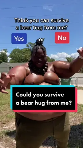 Try me i dear you 💪🏾👹 #bearhug #fyp #itsthemazoku