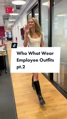 rainy day ‘fits, courtesy of our NYC team 🌧 #officeoutfits #intheoffice #officelife #outfitideas #whowhatwear #fashionjob #nyc #fashiontiktok