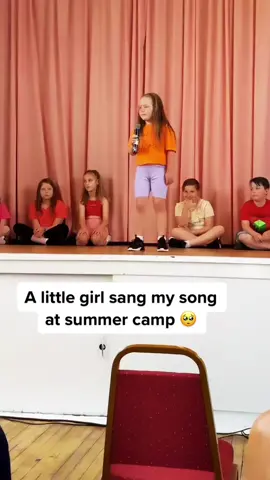 You ROCKED that stage Rosie Mae! Thank you for reminding me why I write songs 🥺❤️. You are a future CEO.         #victoriassecret #bossbaby #foryou #talentshow