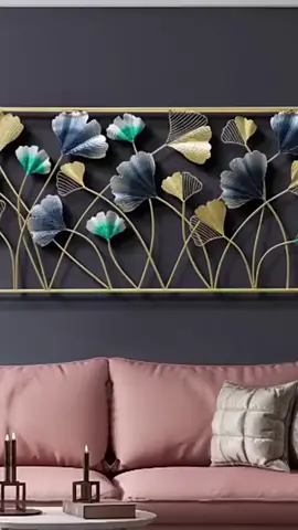 Empty and boring walls? This gorgeous metal art will enliven your wall in an elegant way! 😍 #homedecor #homedecoration #walldecor #livingroom #interiordesign #homeimprovement #metalwalldecor