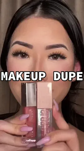 Since y’all love this dupe series💁🏻‍♀️💕 #dupes #makeupdupes #makeupdupesforhighend #makeupdupesforhighendproduct #dupesforcheap #highendmakeupdupe #affordablemakeup #makeupreview #liptutorial #lipglossreview #fentyglossbomb #fentyglossbombdupe #maybellineliftergloss #fyp #foryou #viralmakeup #tiktokmademebuyit #nourisheveryyou #ReTokforNature #mangomoniica @Fenty Beauty @Maybelline New York