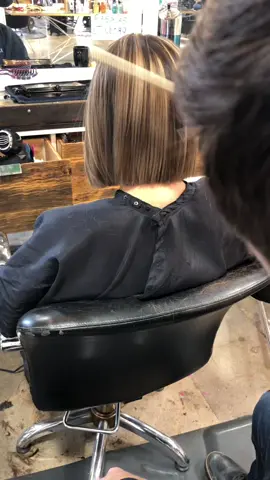 Blunt bob class 💋 #bob #bluntbob #shorthair #straighthair #denverhair