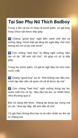 Tại Sao Phụ Nữ Thích Badboy #tangai #xuhuong #xuthe #fpy 