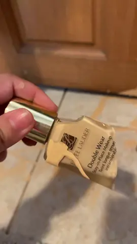 When you go to shake your#estelauder  foundation and it flies out of your hands and shatters!!!  #foundation #doublewearfoundation #makeup #sadstory