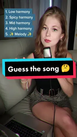 Guess the song 🎙️ avant l'étape 5 🤫 #guessthesong #singing #acapella #harmonybuilding #harmonies
