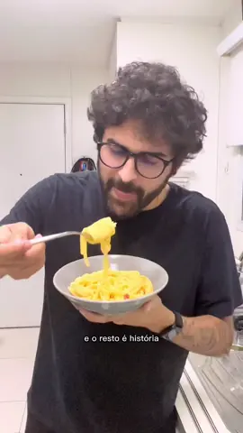 Nesse frio é um prato perfeito! #carbonara