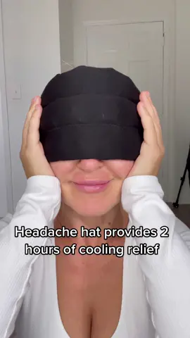 My favorite , headache hat, link in my bio 🙏🏻😌 #headache #headacherelief #health #wellness