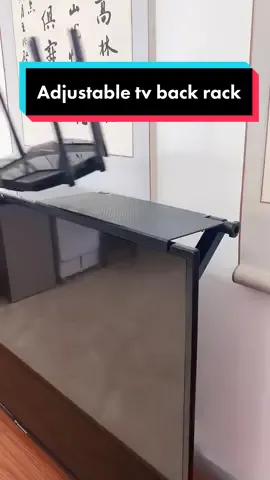 Adjustable wide platform back of tv rack #spacesaver #tvrack #tiktokshopbudol #foryoupage #fyp #foryou