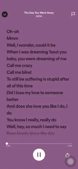 M2M - The Day You Went Away 🔥🔥🔥 #m2m #m2mthedayyouwentaway #thedayyouwentaway #song #music #musica #musically #tiktok #tiktokviral #tiktokviralvideo #tiktokviraltrending #tiktokmalaysia #tiktokindonesia #lyrics #lyricsvideo #lyrics_songs #malaysia #malaysiatiktok #indonesia #indonesiatiktok #fyp #fypシ #fypage #fypシ゚viral #trending #trendingsong #trendingvideo@aliazulkiflee 💕