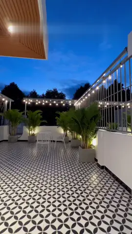 Mẫu gạch Decor đồng tiền giải pháp cho sân thượng.#gạchCatalan