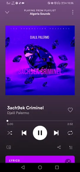 3ach9k criminel- djalil Palermo #music #lyrics #algeria #dz #rai #djalilpalermo