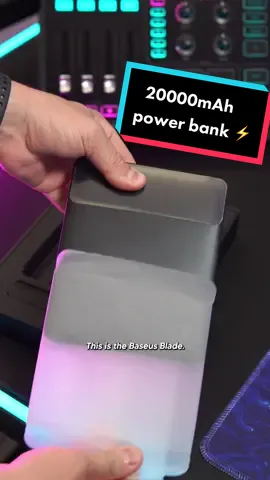 Quick review of the Baseus Blade 100W Power Bank 🔋 #unboxing #review #techtok #portablebattery #iphone #ipad