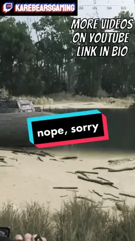 no you are not extracting #huntshowdown #couples #duos #gotem #hunt #western http://www.twitch.tv/karebearsgaming#Loomly