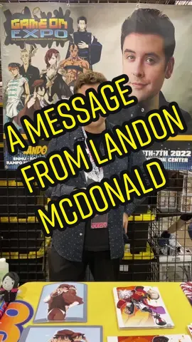 A Message From Landon McDonald 🙌🏽 #anime #animeedit #animefan #downey #ogcollectibles #losangeles #foryou #foryoupage #fyp #explore #explorepage #reel #reels #gamestore #meetgreet #autograph #meetandgreet #demonslayer #enmu #jojo #jojosbizarreadventure #demonslayermugentrain #jujutsukaisen #jjk
