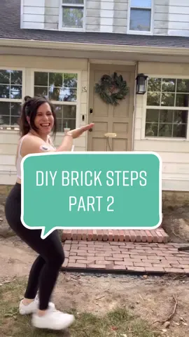 DIY brick steps- Part 2! Using @oldmillbrick in color Castle Gate Boy oh boy did this project have its unexpected hiccups. First my wet saw burnt out. Next it rained and compromise the adhesive holding my bricks… so you guessed it I had to pull all the bricks up and redo it. But that wasn’t stopping me from creating a cute cottage looking exterior. This is only day 37 through 40 I already think our little house is taking on a new personality and charm!  After procuring a new wet saw I was able to cut the brakes that I needed to the size that I needed then I used my Bostik grout to grout my joints mainly by hand to get a schmear look But I also use the piping bag for my vertical areas. Finally in a few days I’ll be sealing  my work with a MASONARY sealer to protect the brick! #nourisheveryyou #findyourgrace #fyp #homeimprovement