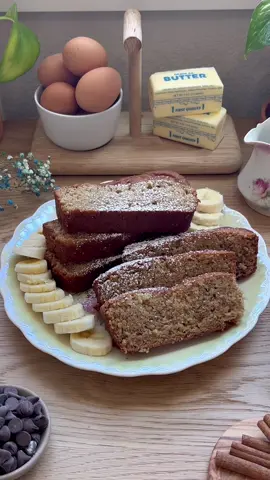 Banana Bread time 🎞⏲ written recipe & instructions on insta:,)
