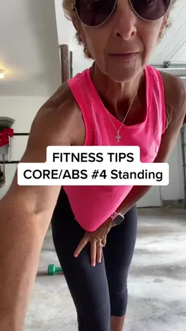 STANDING CORE EXERCISES. #abs #tummy #beginnerworkout #fittip #core #ab #womenshealth #womensfitness #standingabsworkout #personaltrainer #beginnerabworkout