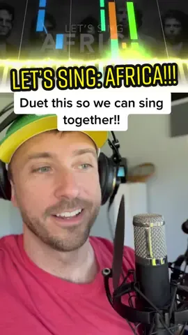 LET’S SING Africa by Toto 🌍 #karaoke #africa #singingchallenge  #acapella #letssing @peterhollens 👀