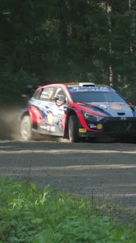 Rally Finland at its best 🇫🇮 #wrc #rallying #finland #jump #hyundai #gameon #trending