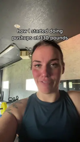 How I progressed in my pushups during my weight loss journey #weightloss #modification #pushupmodifications #loseweight #exercise #weightlosstransformation  #greenscreenvideo