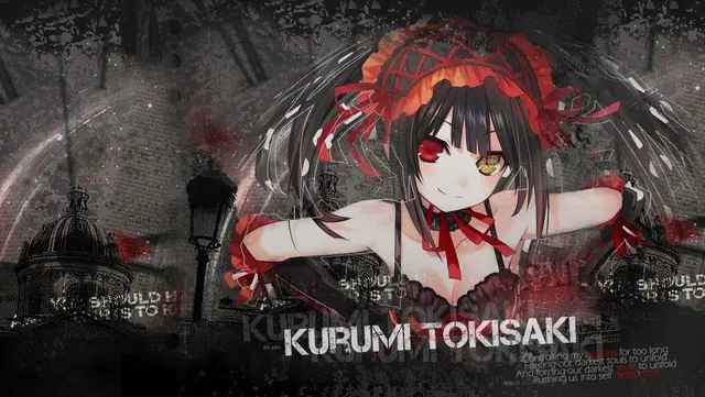 Tokisaki kurumi shimasu waa...#foto #wallpaper #2000HD #tokisakikurumi #darkwaifu #yondere #ANIME