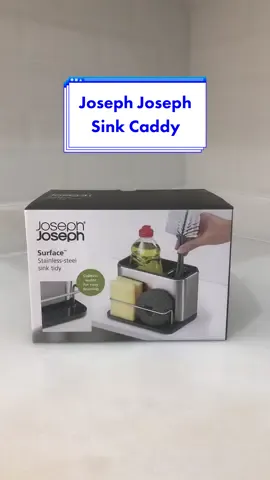 Joseph Joseph Surface Sink Caddy Stainless Steel #kitchen #sinkcaddyorganizer #sinkcaddy #مطبخ #تنظيم_مطبخ