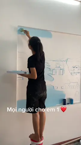 Vẽ tranh đồng quê#xuhuong