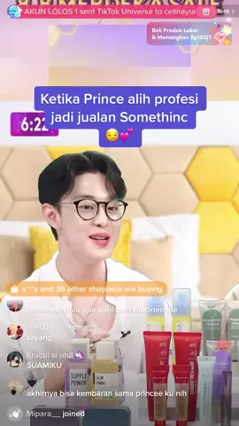 Minthinc ngakak baca komennya pada salfok 🤣💖 Yuk nonton Live #Somethinc bareng @pr4nce sekarang! #Skincare #TikTokLive