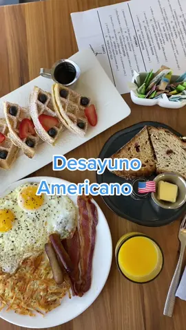 🇺🇸🍳Que desayunan en Estados Unidos #americanfood #desayuno #Foodie #foodietiktok #FoodTok #eats #breakfast #fyp #parati