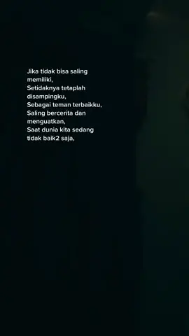 Tapi.. ya udahlah. Itu hanya inginku. Inginku yg secara gambalng ingin kusampaikan, jgn pernah pergi dariku. #fypシ #agustus2022 #janjiganangis