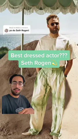 Replying to @tk42o Great suggestion‼️ #sethrogen #sethrogenlaugh #fashion #fashiontok #fashiontiktok #bestdressedactor #celebrityoutfitcheck#celebrityoutfit#actorstyle #outfitinspo #outfitinsiration  #bestdressed #actor #actress #fashioninfluncer #fitcheck #outfitcheck #moviecore #gq #bode #maisonmargiela #louisvuitton #jaydentorres