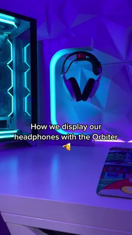 The Oribter is designed for headphones 🛸 #techtok #gaming #fyp #tiktokmademebuyit #scifi #pcsetup #carterpcs