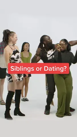 Could you guess if strangers are siblings or dating? 👫👩‍❤️‍💋‍👨 #Lineup