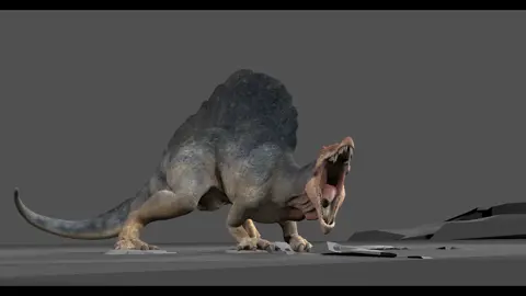 Part 2 of the Spinosaurus attack #dinosword #animation