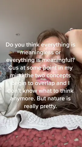 I tend to think we have eternal purpose/meaning but then ill watch interstellare and question wether we really make a single decision in our whole lives or if its just some bersion of you in another timespace telling you what to do but its all happening at once anyways so eternity coupd be a milisecond and then wht does it matter? 🫠 #interstellar #existentialcrisisvibes #everythingismeaningless #everythingismeaningful