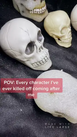They look happy though…right? 😅 #stopmotion #BookTok #booktoker #horrorbooks #halloween